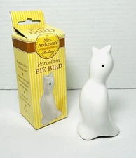 Mrs. Anderson's Baking Pie Bird White Porcelain 4”