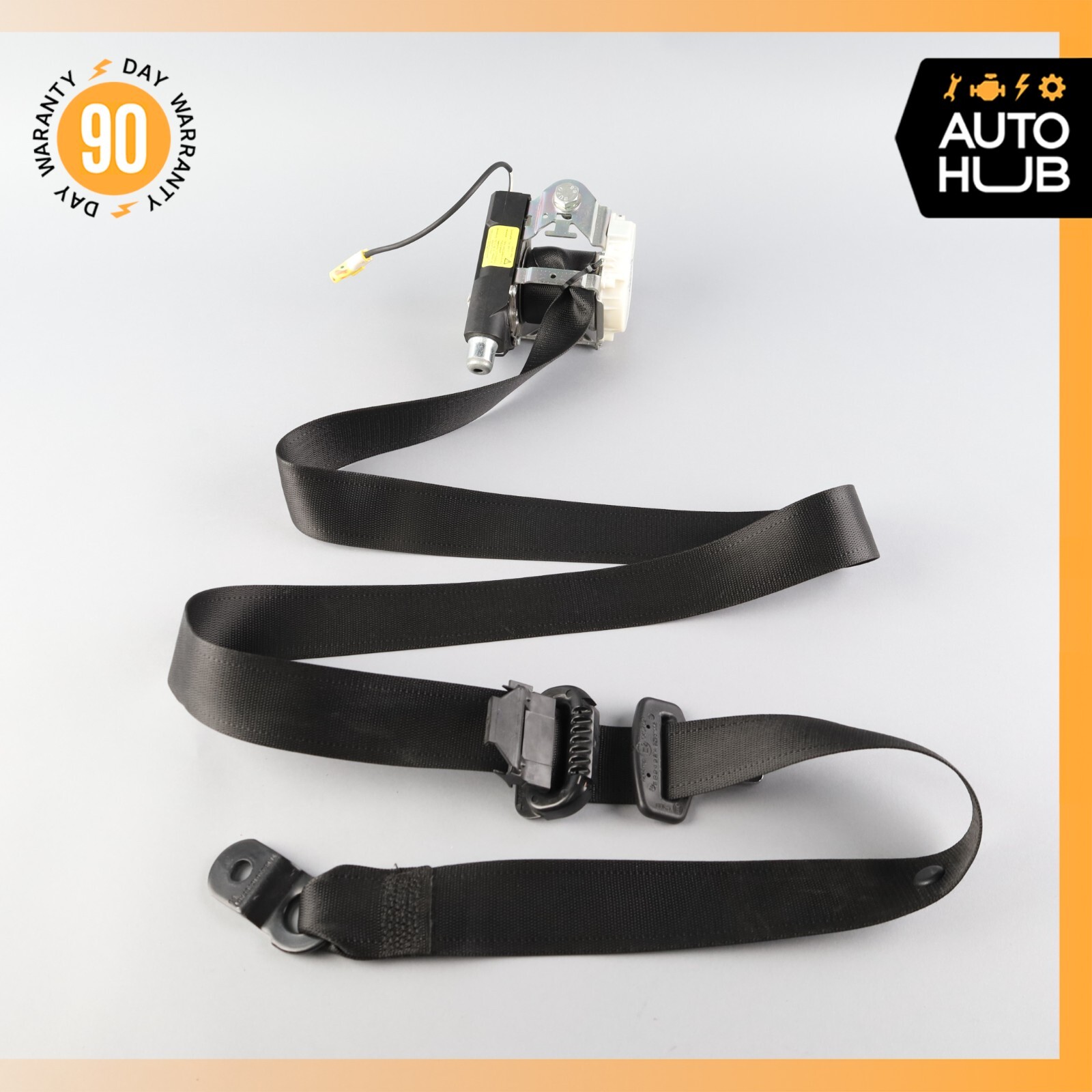 03-08 Maserati Quattroporte M139 Front Right Side Seat Belt Black OEM