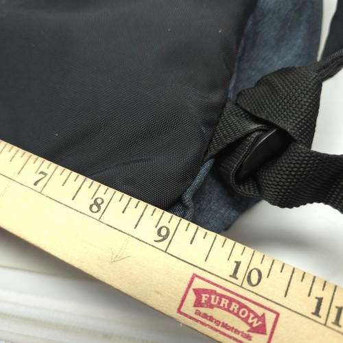 Vintage EASTPAK Small Day Pack Blue Canvas Backpack MADE IN USA - Picture 9 of 10