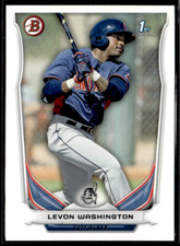 2014 Bowman #BP42 Levon Washington Indians  1st Bowman