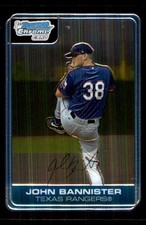 John Bannister 2006 Bowman Chrome #BC170 Rangers MLB READ FREE SHIP AutographDen