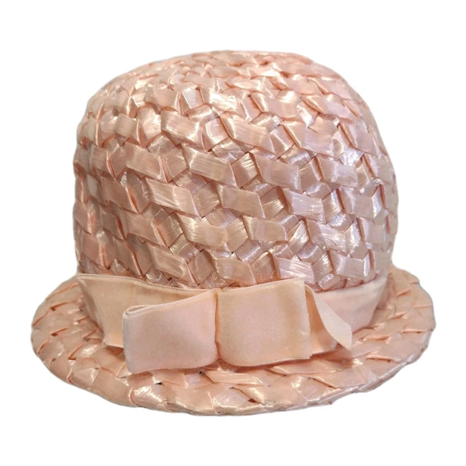 Lot of 5 Vintage Women's Hats  1950s–90s Straw & Feather  Betmar, Valerie, Union - Image 2 of 4