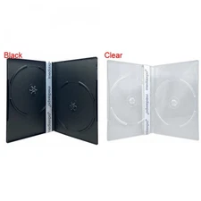 PREMIUM SLIM Slimline Double DVD Cases 7MM (100% New Material) Lot