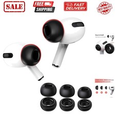 Memory Foam Tips for AirPods Pro 1st  2nd Gen. Not for AirPods Pro 3. No Sil...