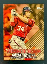 BRYCE HARPER 2022 Topps Welcome to the Show #WTTS-48 Bronze #’d /75 Nationals