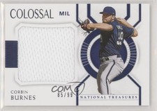 2021 Panini National Treasures Colossal Materials 85/99 Corbin Burnes #CM-CB uk2