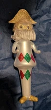 Di Carlini Jester Girl Blown Glass Christmas Ornament