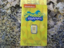 2025 PERTH SPONGEBOB SQUAREPANTS 1 GRAM GOLD BAR IN CARD / Tamper-Evident Case
