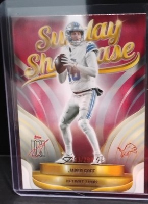 2025 Topps Signature Class - Sunday Showcase Jared Goff #SS-22 Magenta /250