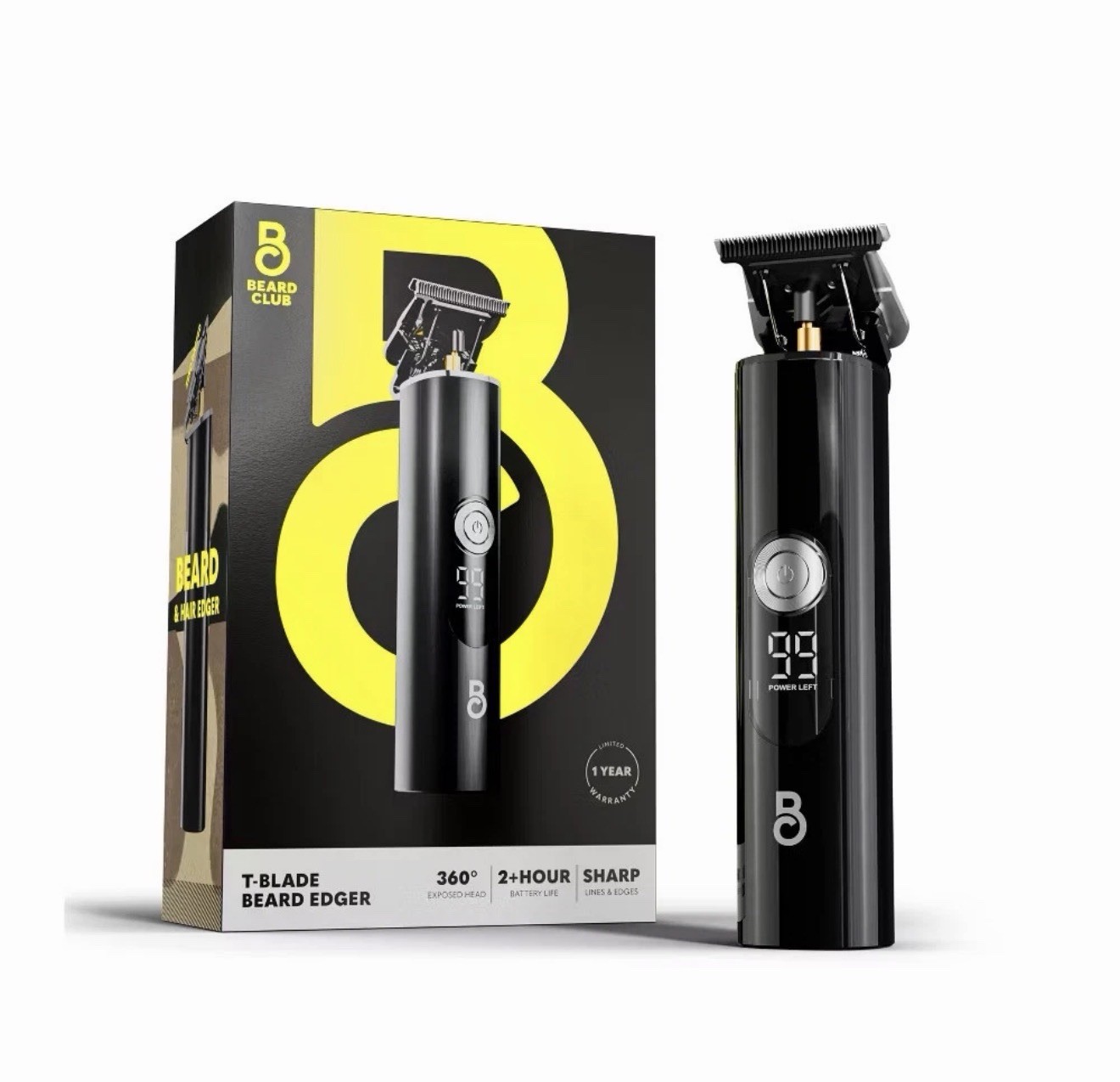 Beard Club T-Blade Beard Edger Trimmer | Brand New Sealed
