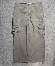 Vintage Old Navy Cargo Pants 38 Baggy Loose Army Paratrooper Style Punk Skater