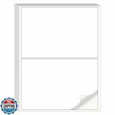 A4 Printable Sticker Paper, 8.5x11 Inch Off - White Self - Adhesive Labels fo