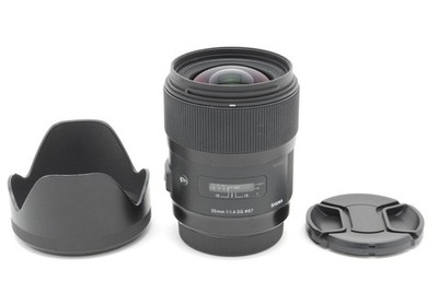 [Fast neuwertig] Sigma Art 012 35 mm f/1.4 DG HSM Canon EF Mount AF...