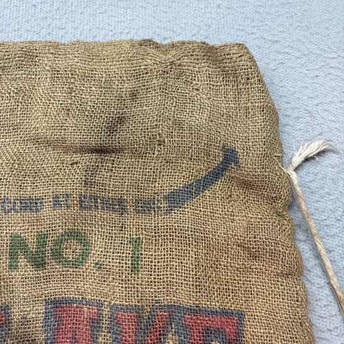 Rare Vintage Big Lake Special Brand Burlap Bag, Les Zimmerman & Sons - Picture 3 of 15