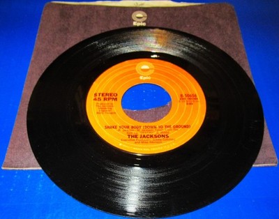 Jacksons, Shake Your Body (Down To The Ground)  / THat's What You Get  (Orange)