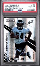 Brandon Graham 2010 Rookies & Stars RC Auto Holofoil #/299 PSA 10 Gem Mint POP 1