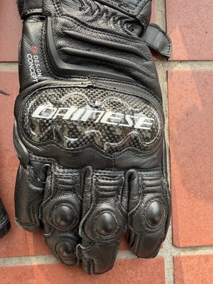 Dainese Carbon 4 Long Mens Motorcycle Gloves, Size Medium, Excellent 