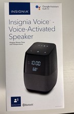 Insignia Voice Activated Speaker w/ Bluetooth & Google Assistant