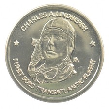 1977 Charles Lindbergh 10kt Gold Token 3.2g *6118 3401.46 per troy oz