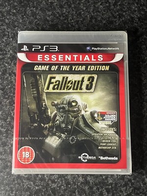Fallout 3 Game Of The Year Edition Sony Playstation 3 PS3 CIB Sealed Neu OVP PAL