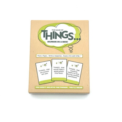 The Game of Things Humor In A Box - Open Box - Cards Are New And Sealed