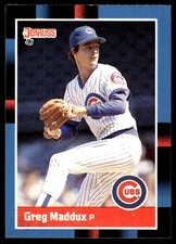 Greg Maddux 1988 Donruss #539 Chicago Cubs FREE SHIPPING AutographDen