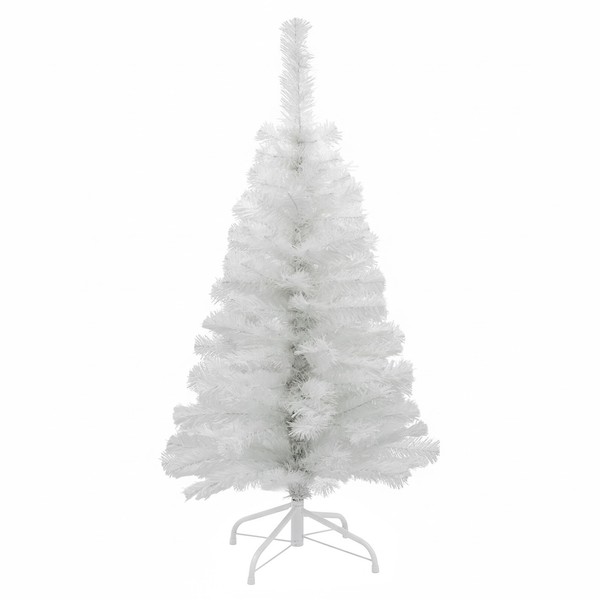 KüNstlicher Weihnachtsbaum - 120 Cm / Weiß - Deko Tannen Christ Baum Weihnachten-image