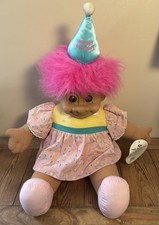 24 Russ XL Vintage 80s/90s Happy Birthday Troll Doll