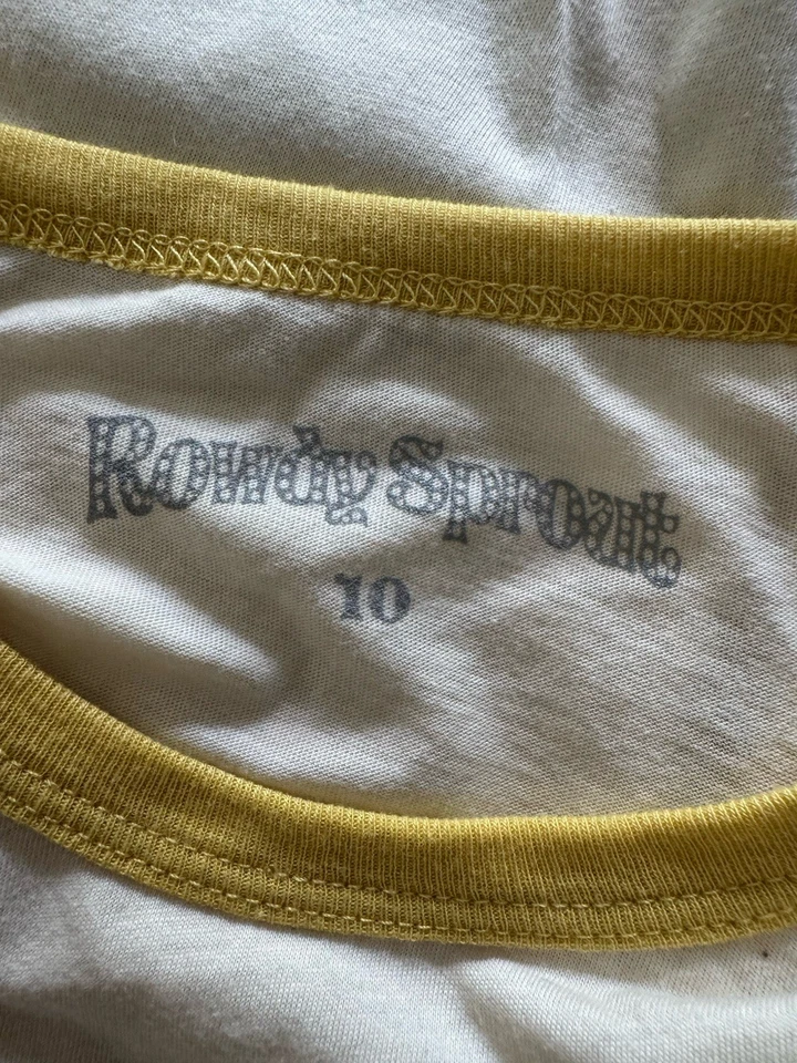 Rowdy Sprout Boys Bruce Springsteen Short Sleeve Raglan Tee 10 NWT $43 - Image 3 of 4