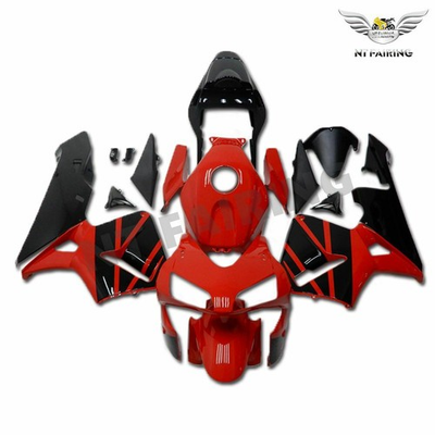 #ad ABS Complete Red Black Fairing Kit Plastic for Honda CBR600RR 2003 2004 z079 $280.99