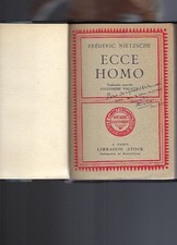 Nietzsche ecce homo Envoi du traducteur Alexandre Vialatte relié