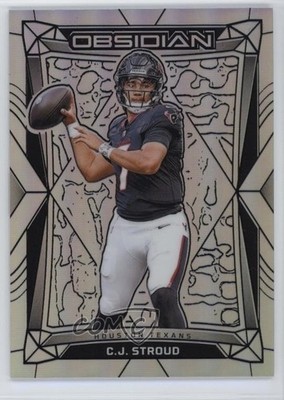 2024 Panini Obsidian Silver 68/75 CJ Stroud #77 1g37