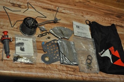 MSR XGK II Shaker Jet Stove w LOTS OF EXTRA PARTS