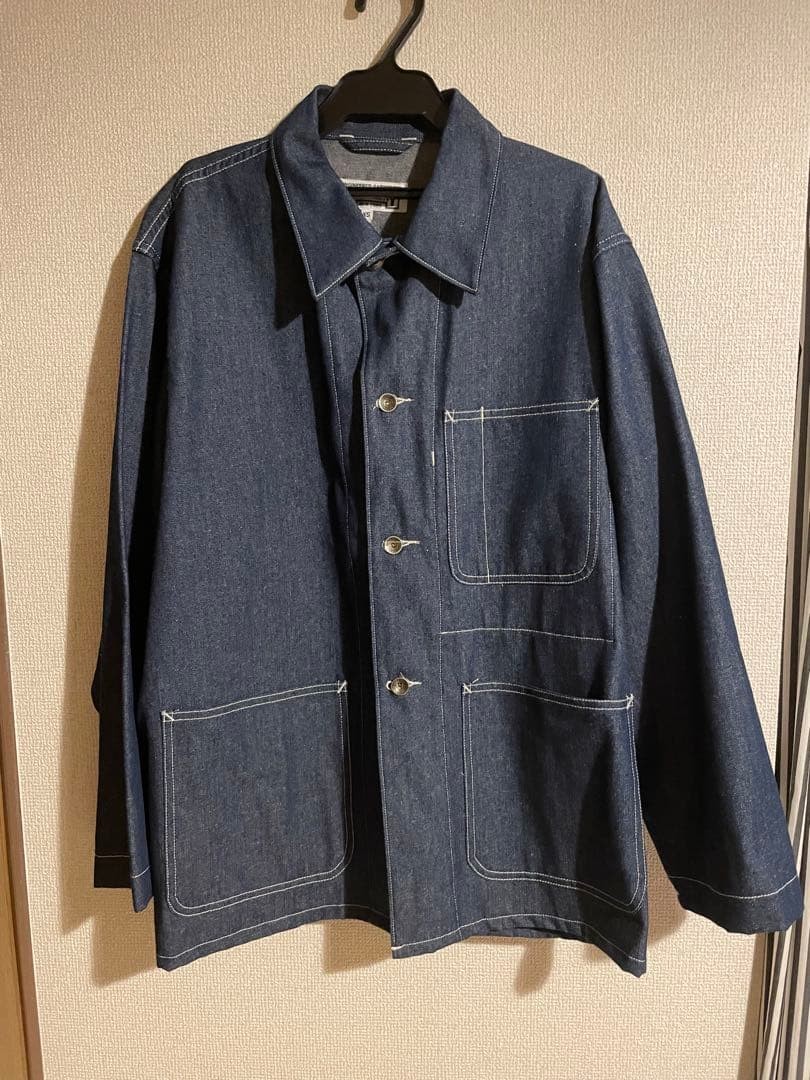 Engineered Garments Workaday XS Dark Denim Button… - image 1