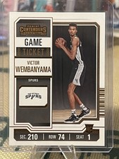 2023-24 Panini Contenders Victor Wembanyama #11 Game Ticket Bronze (RC)