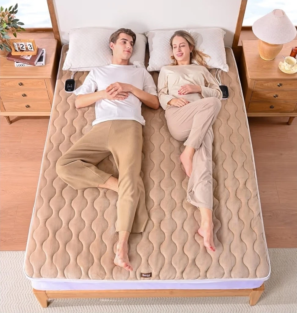 New Queen Electric Mattress Pad, Dual Control, 10 Heat Settings, Deep Pocket