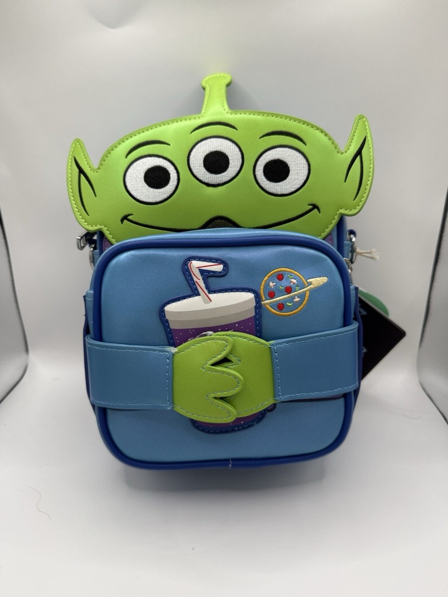 Loungefly Disney Pixar Toy Story Alien Mini Bag Blue and Green