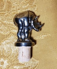 GIRAFFE PEWTER AFRICAN SAFARI BOTTLE STOPPER