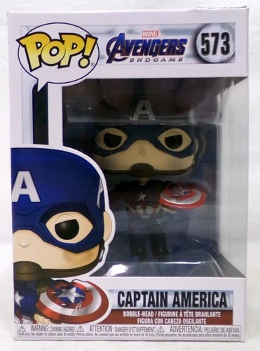 2019 Funko Pop! Marvel Avengers Endgame 573 Captain America Vinyl Figure