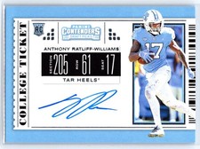 2019 Contenders Draft Picks Collegiate #159 Anthony Ratliff-Williams