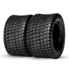 Set of 2 20x10-10 Lawn Mower Tractor Turf Tires 4 Ply Rated 20x10x10 Tubeless