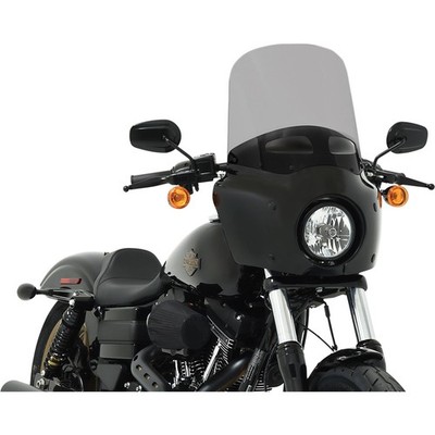 Memphis Shades Roadwarrior Cafe Shield - Vented - Black Smoke -15'' MEP87612