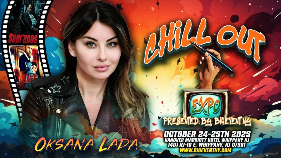 Foto autografiada 8x10 de SOPRANOS OKSANA LADA Tony Soprano Mistress certificado de autenticidad JSA Foto 2 de 3