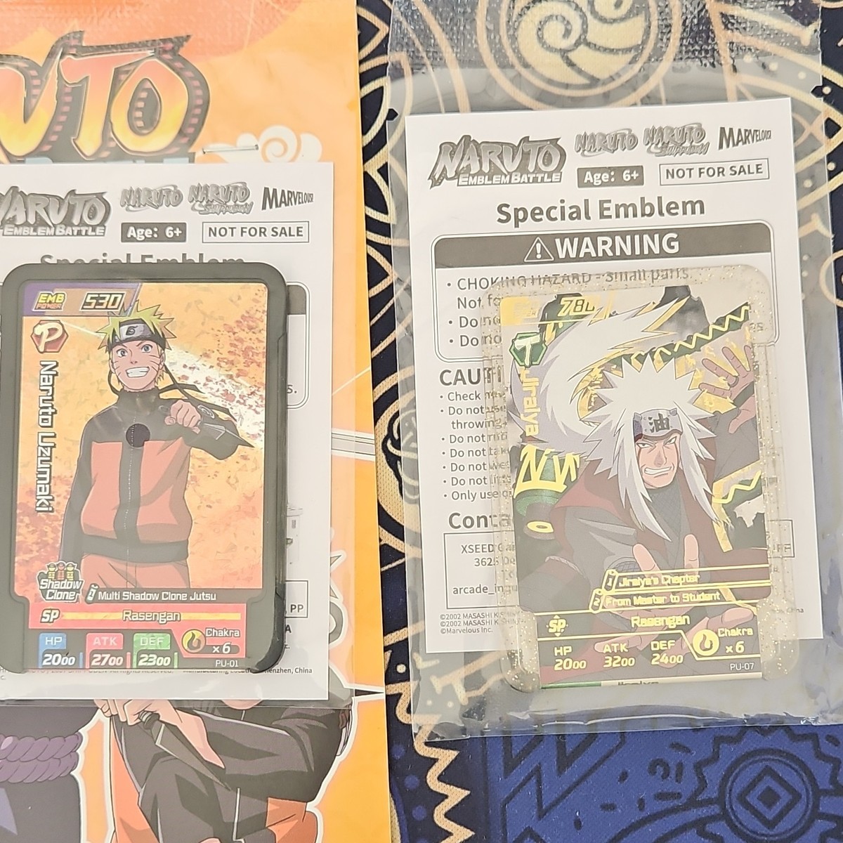 Naruto Emblem Battle FULL Series 1 + SUPER RARE 1 Of 250 Jiraiya