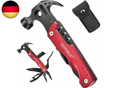 VEITORLD Coole Gadgets Wanderwerkzeuge Hammer Multitool, einzigartige Geschenke