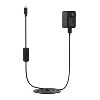 Power Supply Adapter With 1.5m USB C Charger Cable For Tapdra Raspberry Pi 4