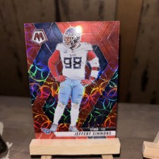 2025 Panini Mosaic - Jeffery Simmons Red Scope Prizm Titans SP