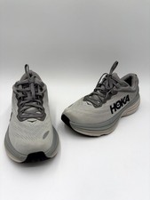 Hoka One One Bondi 8 1123202 SHMS Men's Sneakers 12.5D Mist Gray Running Shoes