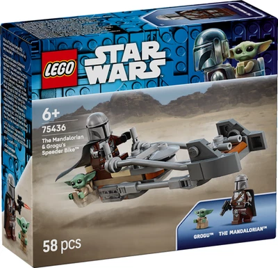 Neues AngebotLEGO® Star Wars 75436 Der Mandalorianer und Grogu auf ihrem Speeder Bike™