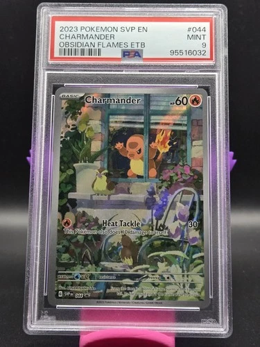Pokemon 2023 Charmander #44 Black Star Promo Obsidian Flames SV PSA 9 Mint